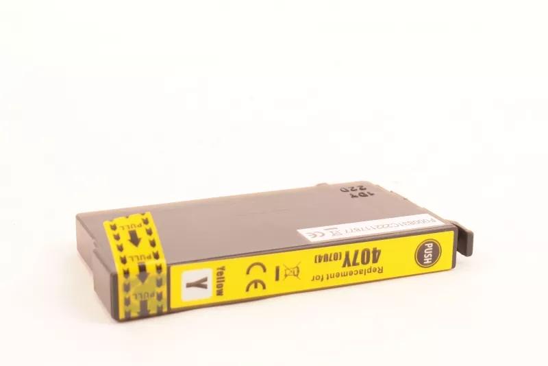 Cartouche d'encre FranceToner équivalent à EPSON 407 Série Clavier (C13T07U440) - JAUNE - Format Standard