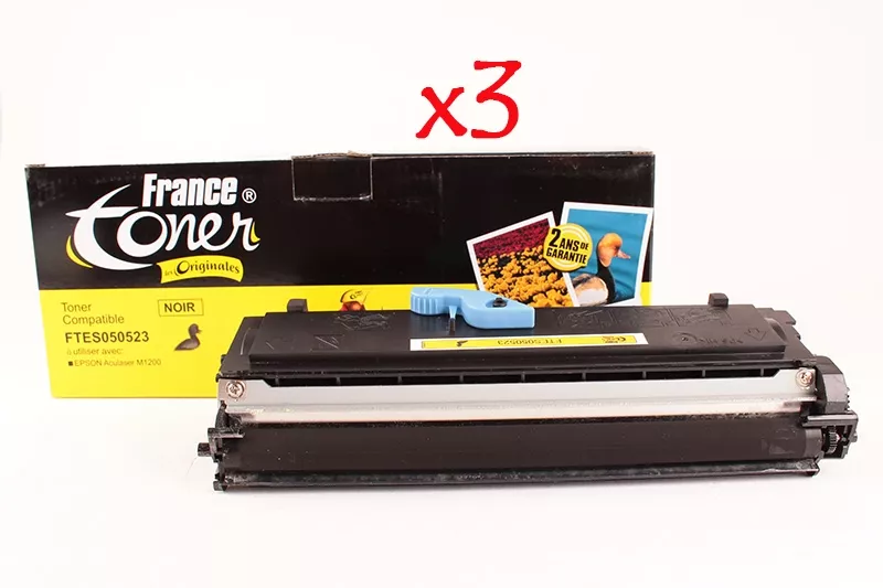 Pack de 3 toners compatibles FranceToner équiva...
