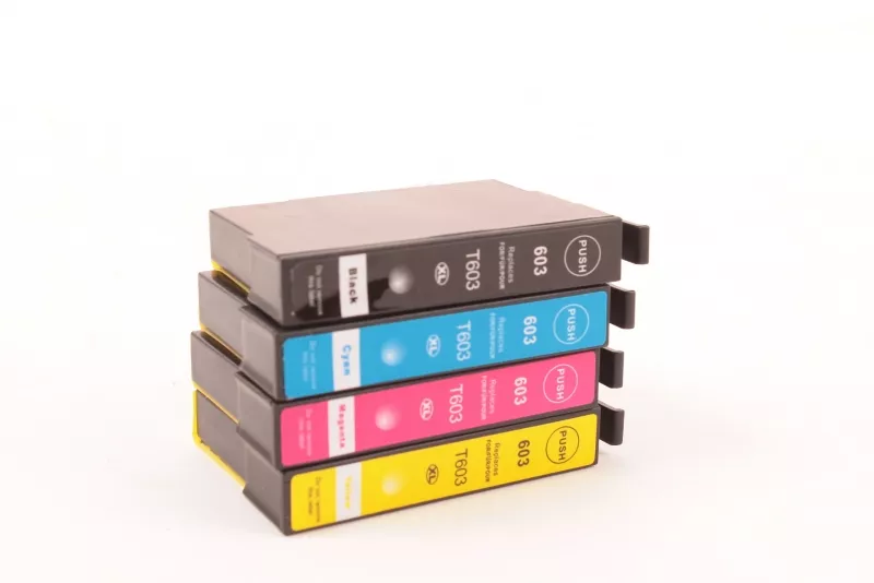 Pack de 4 cartouches d'encre FranceToner équivalent à EPSON 603XL Série étoile de mer (C13T03A94010) - 4 COULEURS - Format XL