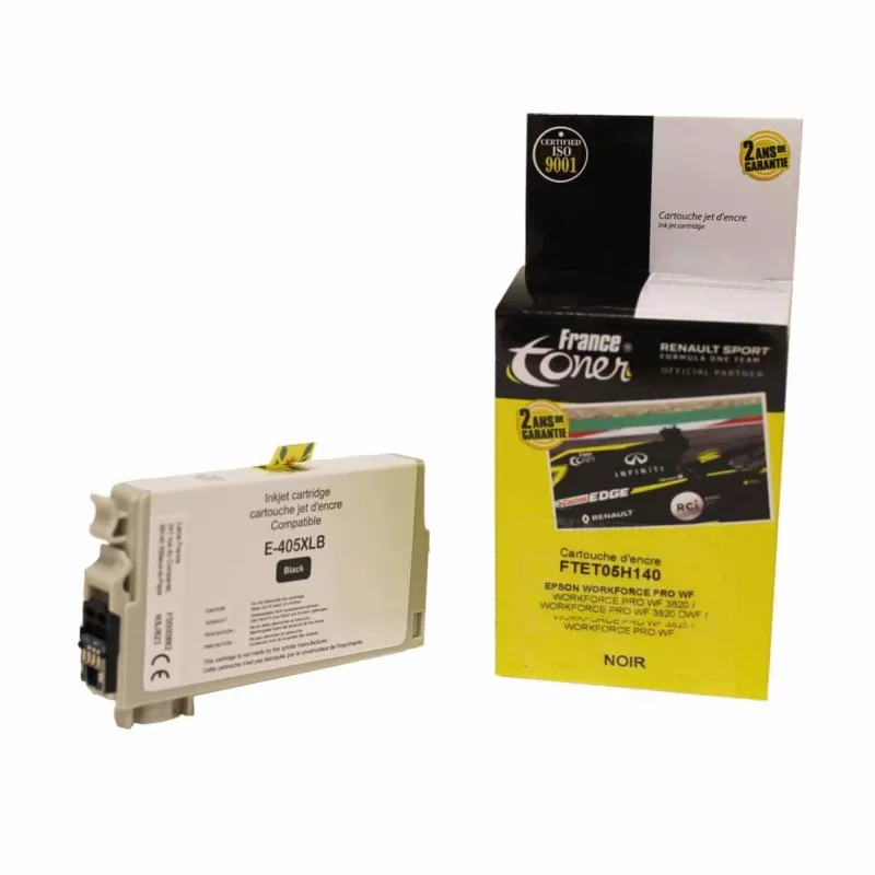 Cartouche d'encre FranceToner équivalent à EPSON 405XL Série valise (T05H140) - NOIR - Format XL