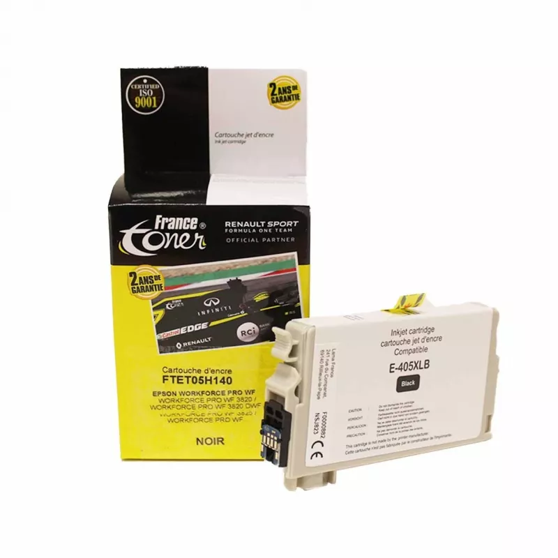 Cartouche d'encre FranceToner équivalent à EPSON 405XL Série valise (T05H140) - NOIR - Format XL