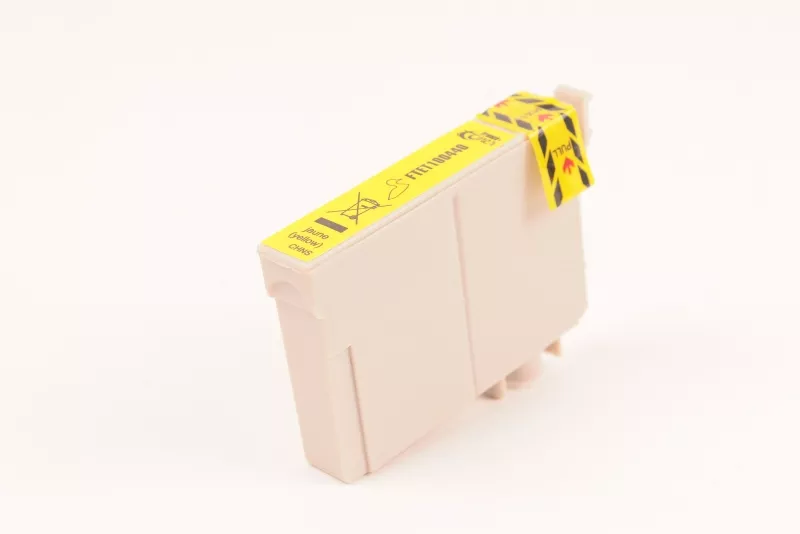 Cartouche d'encre FranceToner équivalent à EPSON T1004 Série rhinocéros (T1004) - JAUNE - Format Standard