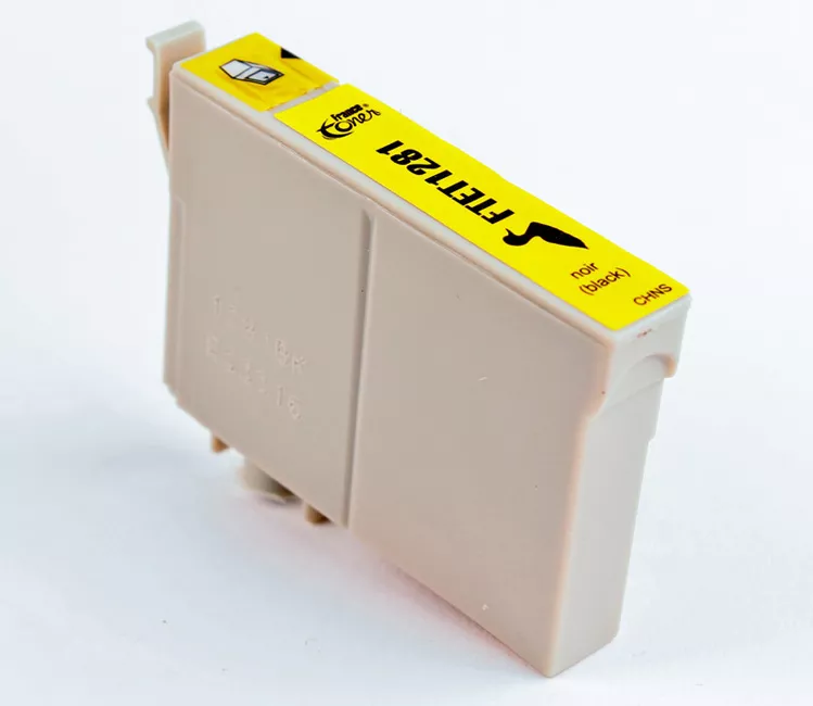 Cartouche d'encre FranceToner équivalent à EPSON T1281 Série Renard (C13T12814012) - NOIR - Format Standard