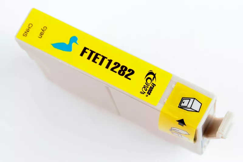 Cartouche d'encre FranceToner équivalent à EPSON T1282 Série Renard (C13T12824012) - CYAN (bleu) - Format Standard