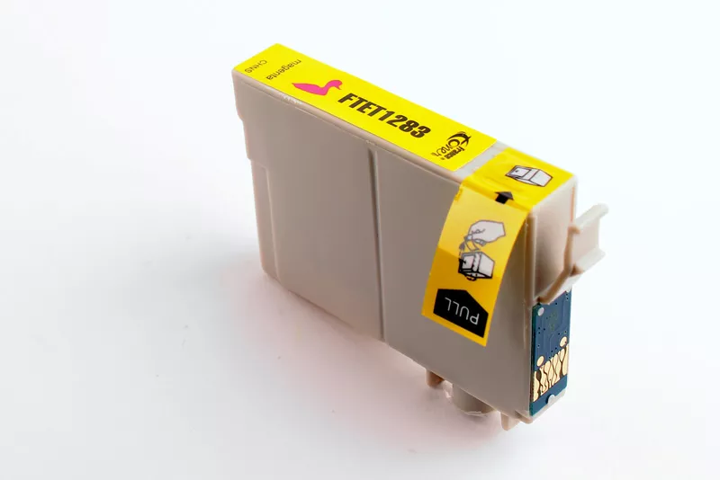 Cartouche d'encre FranceToner équivalent à EPSON T1283 Série Renard (C13T12834012) - MAGENTA (rouge) - Format Standard