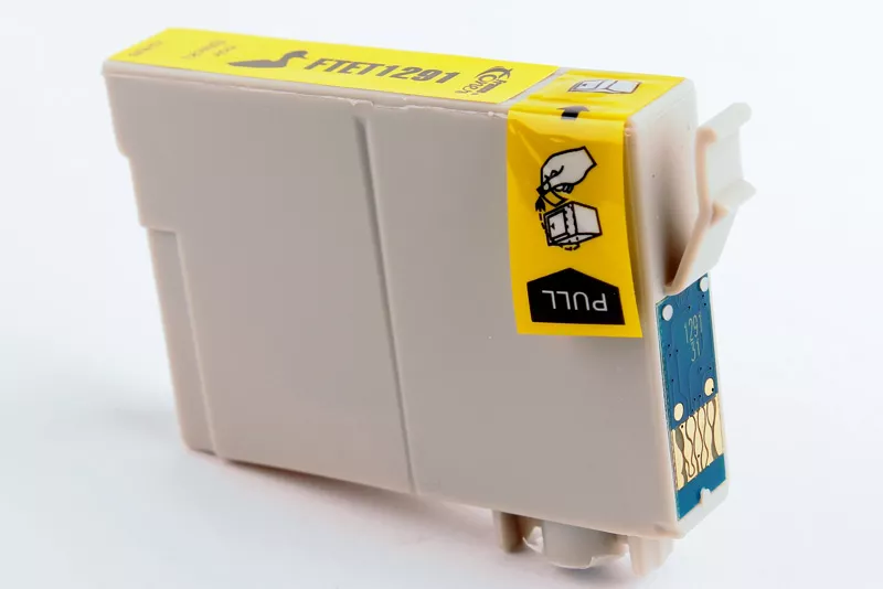 Cartouche d'encre FranceToner équivalent à EPSON T1291 Série Pomme (C13T12914012) - NOIR - Format XL