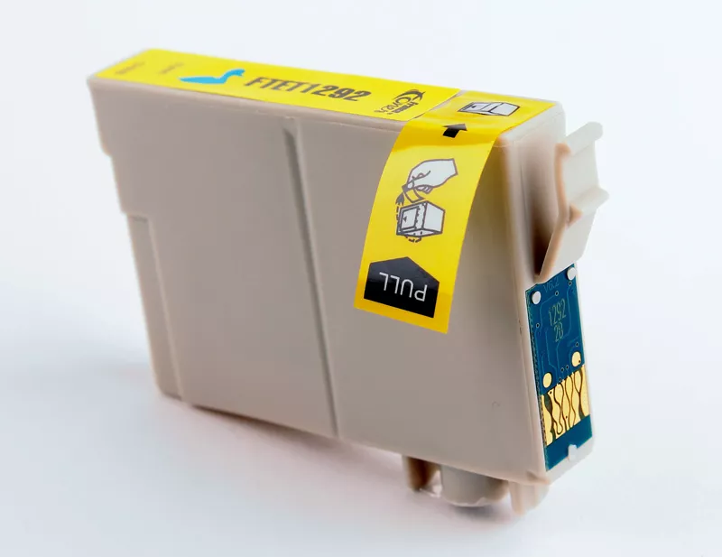 Cartouche d'encre FranceToner équivalent à EPSON T1292 Série Pomme (C13T12924012) - CYAN (bleu) - Format XL