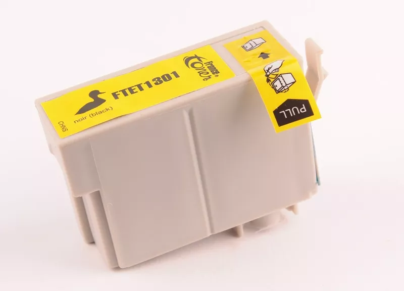 Cartouche d'encre FranceToner équivalent à EPSON T1301 Série Cerf (C13T13014012) - NOIR - Format XL
