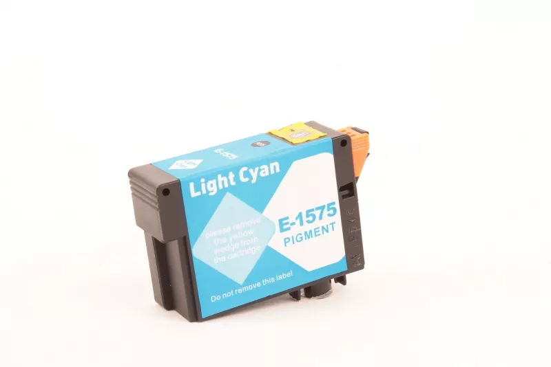 Cartouche d'encre FranceToner équivalent à EPSON T1575 Série tortue (C13T15754010) - CYAN CLAIR - Format XL