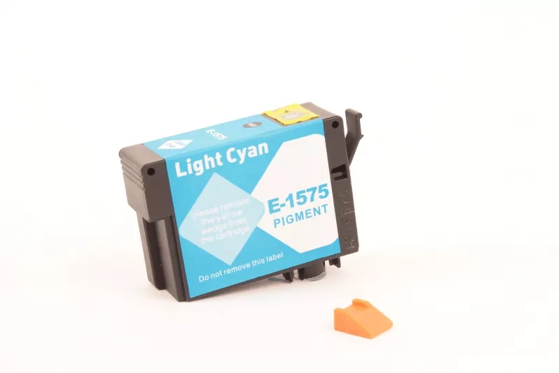 Cartouche d'encre FranceToner équivalent à EPSON T1575 Série tortue (C13T15754010) - CYAN CLAIR - Format XL