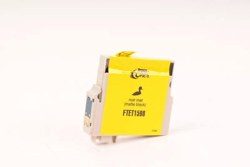 Cartouche d'encre FranceToner équivalent à EPSON T1598 Série Martin-pêcheur (C13T15984010) - NOIR - Format Standard