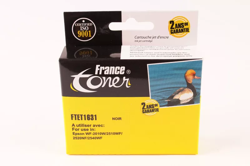 Cartouche d'encre FranceToner équivalent à EPSON 16XL Série stylo plume (C13T16314010) - NOIR - Format XL