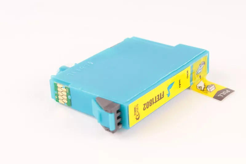 Cartouche d'encre FranceToner équivalent à EPSON 18 Série Pâquerette (C13T18024012) - CYAN (bleu) - Format Standard