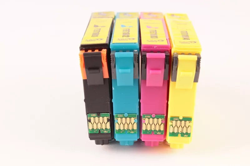 Pack de 4 cartouches d'encre FranceToner équivalent à EPSON 18 Série Pâquerette (C13T18064010) - 4 COULEURS - Format Standard