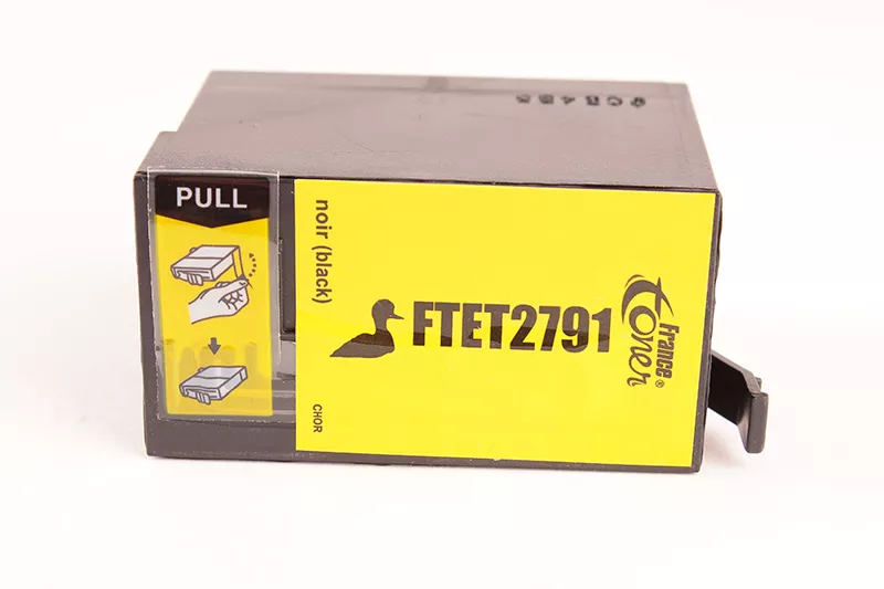 Cartouche d'encre FranceToner équivalent à EPSON 27XXL Série réveil (C13T27914012) - NOIR - Format XXL