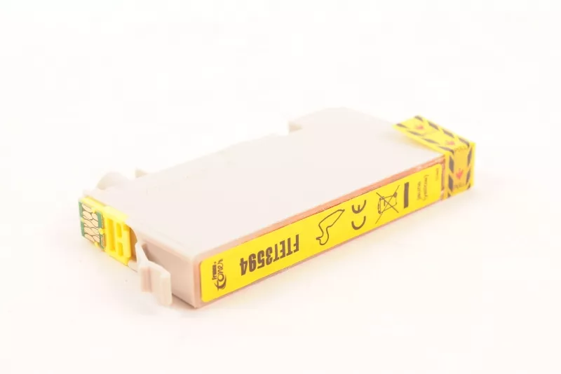 Cartouche d'encre FranceToner équivalent à EPSON 35XL série cadenas (C13T35944010) - JAUNE - Format XL