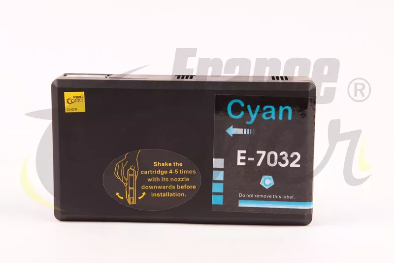 Cartouche d'encre FranceToner équivalent à EPSON série Big Ben (C13T70324010) - CYAN (bleu)