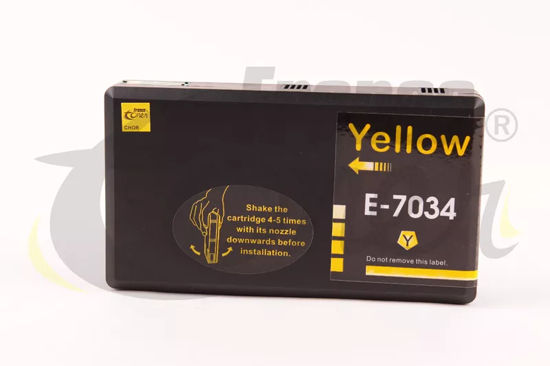 Cartouche d'encre FranceToner équivalent à EPSON série Big Ben (C13T70344010) - JAUNE