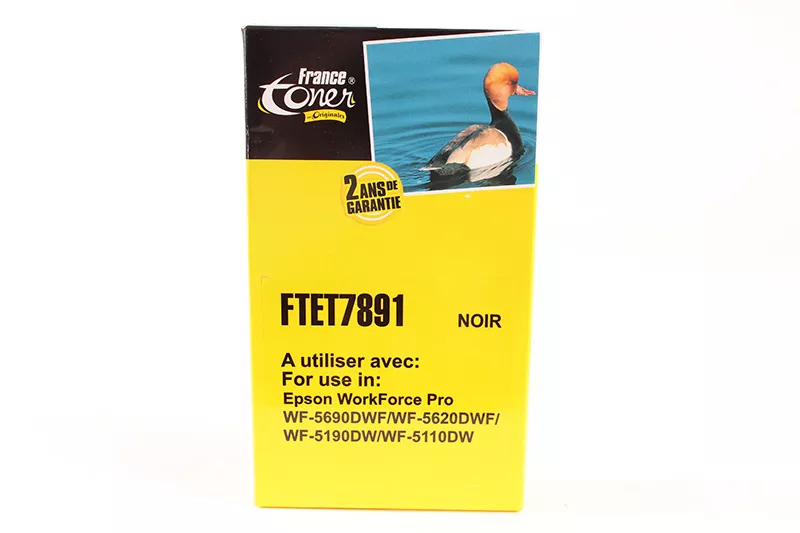 Cartouche d'encre FranceToner équivalent à EPSON T7891 (C13T789140) - NOIR - Format XXL