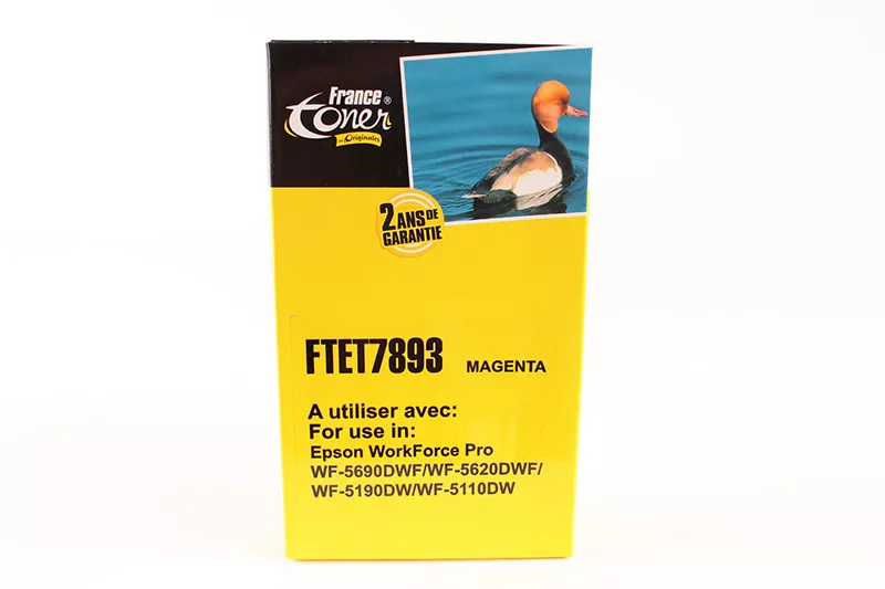 Cartouche d'encre FranceToner équivalent à EPSON T7893 (C13T789340) - MAGENTA (rouge) - Format XXL