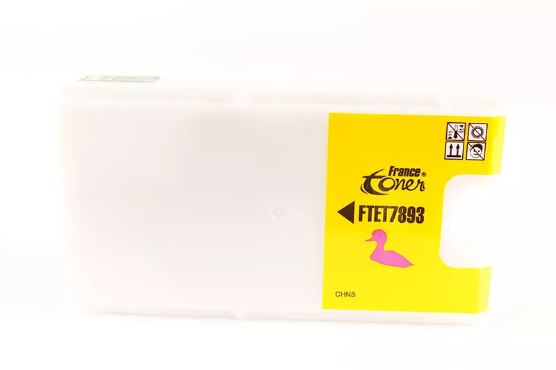 Cartouche d'encre FranceToner équivalent à EPSON T7893 (C13T789340) - MAGENTA (rouge) - Format XXL