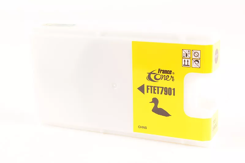 Cartouche d'encre FranceToner équivalent à EPSON 79XL série Tour de Pise (C13T79014010) - NOIR - Format XL