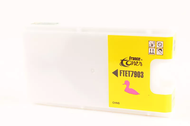 Cartouche d'encre FranceToner équivalent à EPSON 79XL Série Tour de Pise (C13T79034010) - MAGENTA (rouge) - Format XL