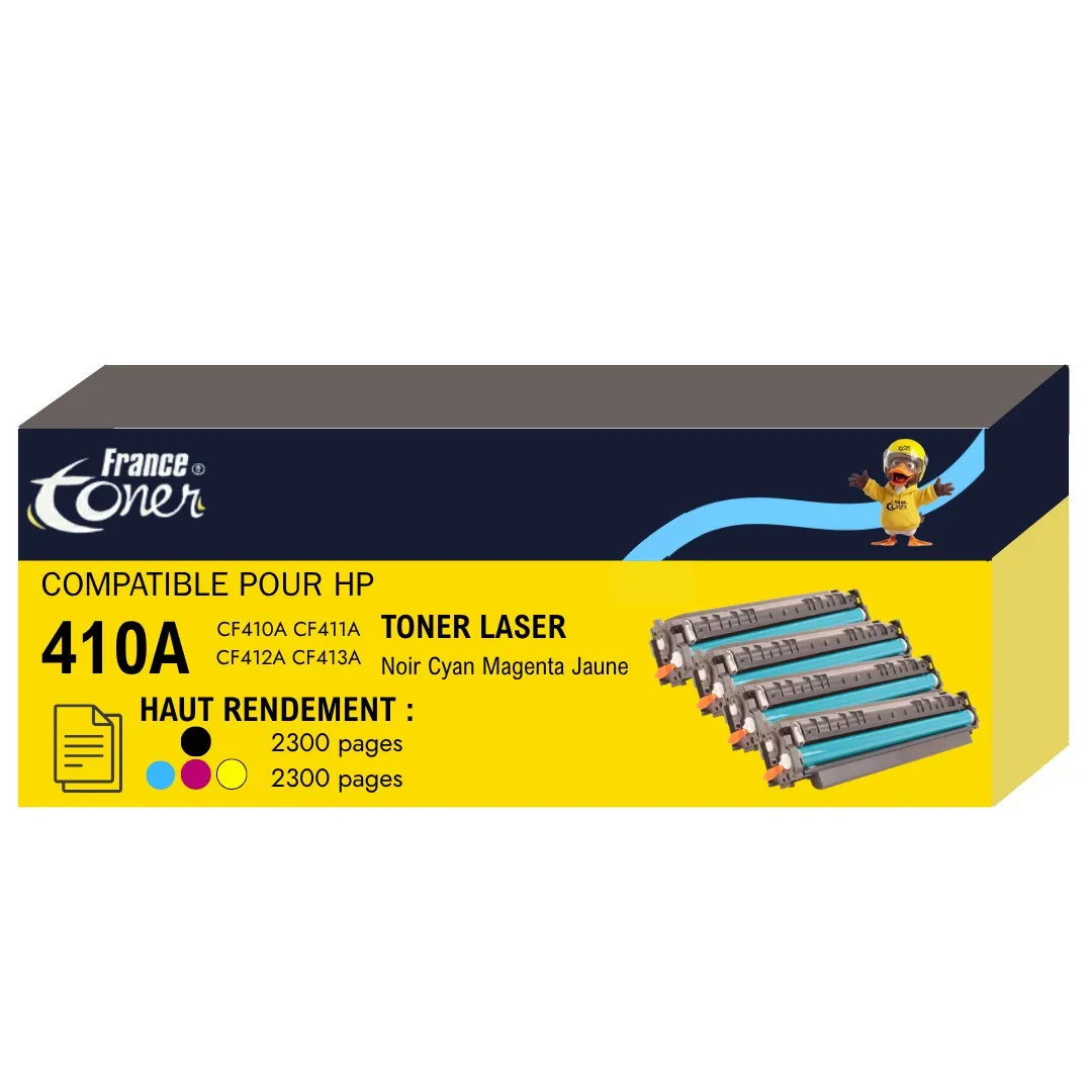 Pack de 4 toners compatibles FranceToner équiva...