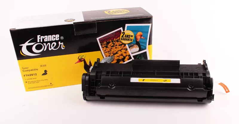 Toner FranceToner équivalent à HP 12A (Q2612A) - NOIR - Format Standard