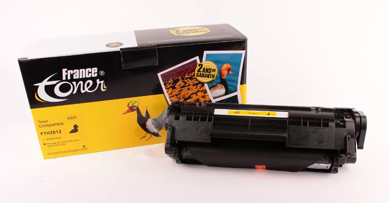Toner FranceToner équivalent à HP 12A (Q2612A) - NOIR - Format Standard