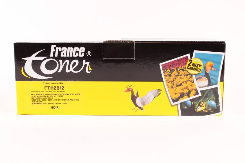Toner FranceToner équivalent à HP 12A (Q2612A) - NOIR - Format Standard