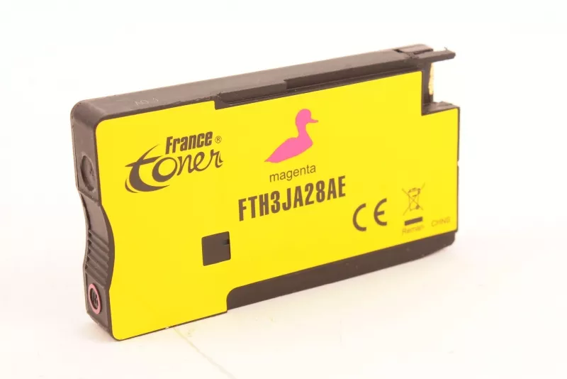 Cartouche d'encre FranceToner équivalent à HP HP963XL (3JA28AE) - MAGENTA (rouge) - Format XL