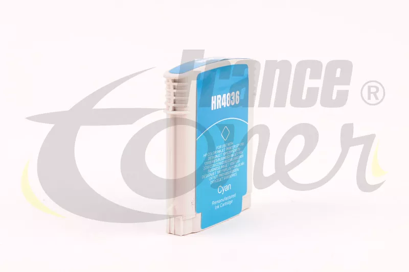 Cartouche d'encre FranceToner équivalent à HP 11 (C4836A) - CYAN (bleu) - Format Standard