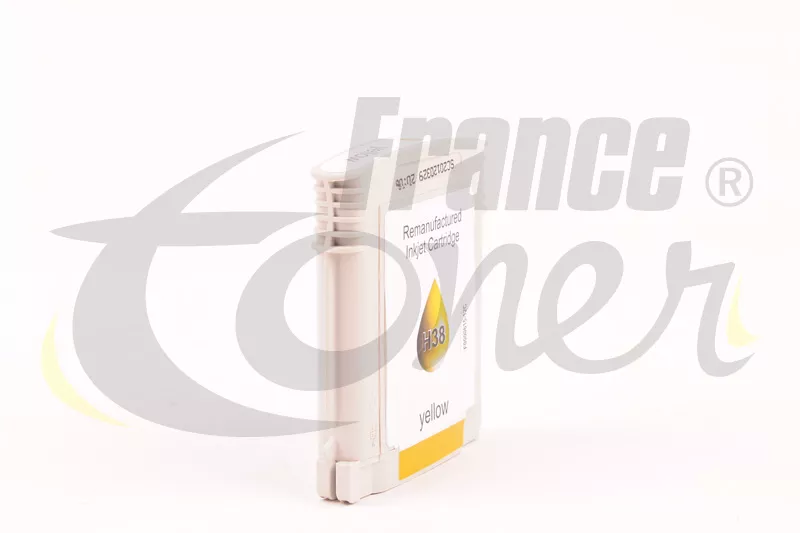Cartouche d'encre FranceToner équivalent à HP 11 (C4838A) - JAUNE - Format Standard
