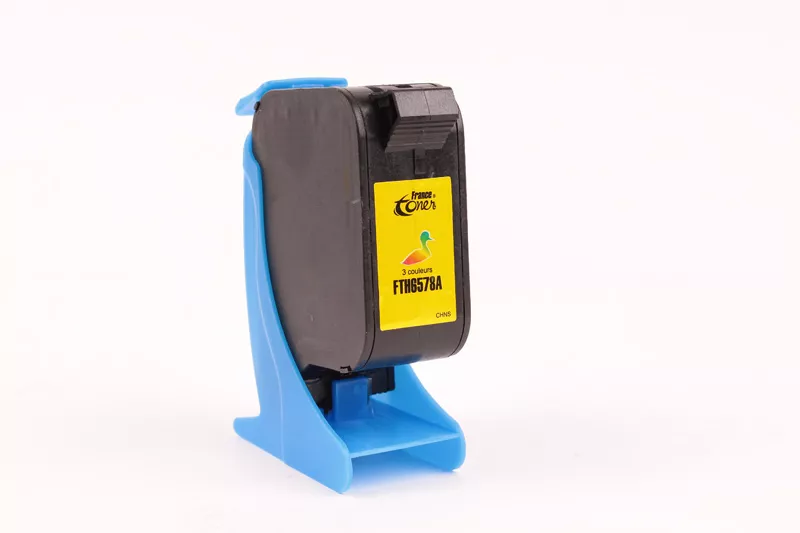 Cartouche d'encre FranceToner équivalent à HP 78 (C6578AE) - 3 COULEURS - Format Standard