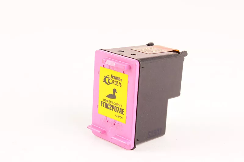 Cartouche d'encre FranceToner équivalent à HP 62XL (C2P07AE) - 3 COULEURS - Format XL