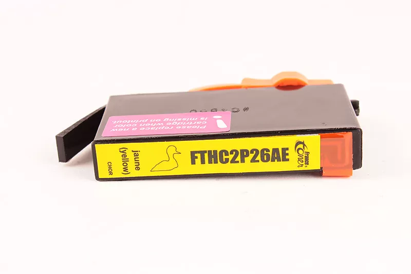 Cartouche jet d'encre FranceToner équivalent à HP 935XL (C2P26AE) - JAUNE - Format XL