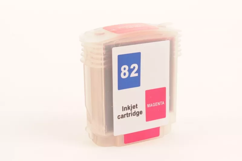 Cartouche d'encre FranceToner équivalent à HP 82 (C4912A) - MAGENTA (rouge) - Format Standard