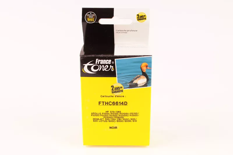 Cartouche d'encre FranceToner équivalent à HP 20 (C6614DE) - NOIR - Format Standard
