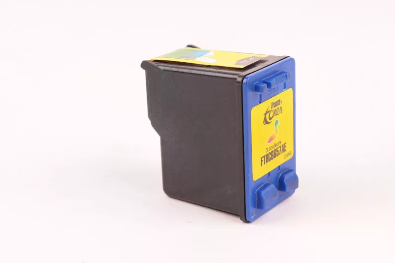 Cartouche d'encre FranceToner équivalent à HP 57 (C6657AE) - 3 COULEURS - Format Standard