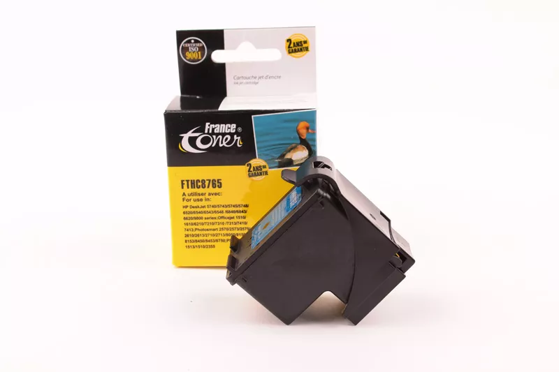 Cartouche d'encre FranceToner équivalent à HP 338 (C8765EE) - NOIR - Format Standard