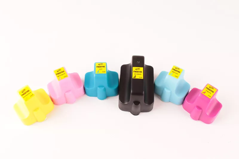 Pack de 6 cartouches d'encre FranceToner équivalent à HP 363 (LOTC8771EE) - 6 COULEURS - Format Standard