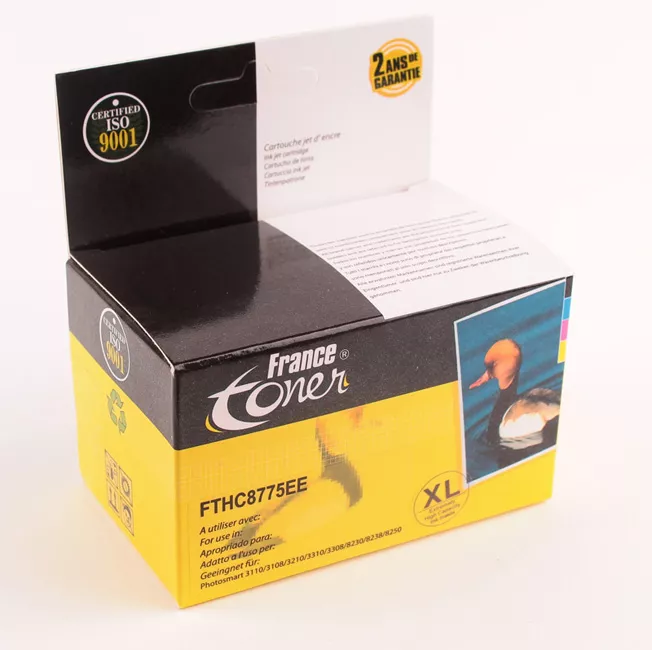 Cartouche d'encre FranceToner équivalent à HP 363 (C8775EE) - MAGENTA CLAIR - Format XL