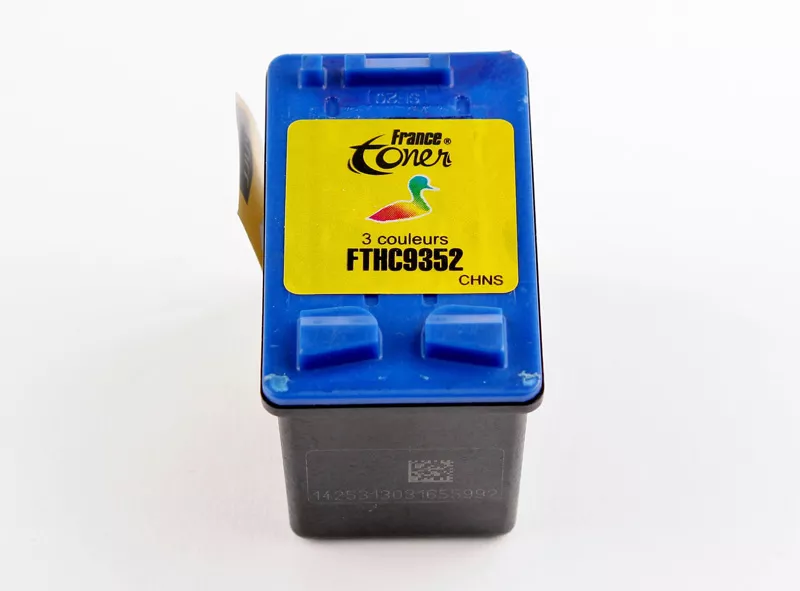 Cartouche d'encre FranceToner équivalent à HP 22 (C9352AE) - 3 COULEURS - Format Standard