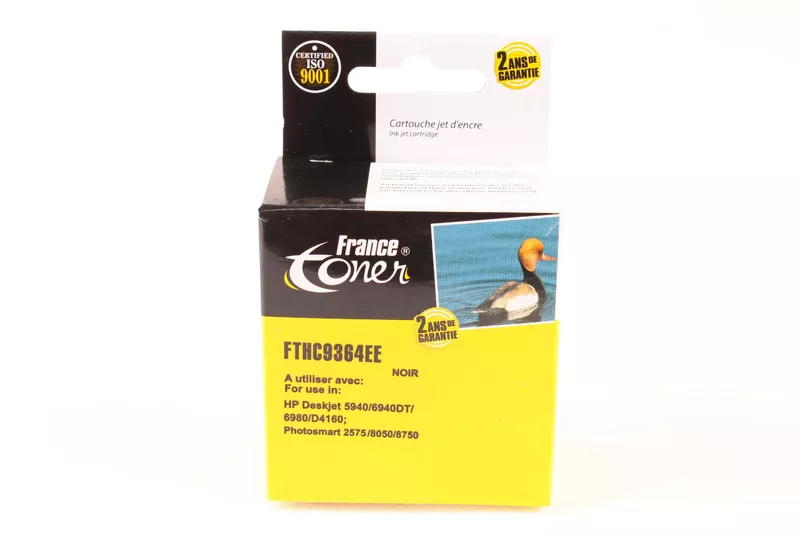 Cartouche d'encre FranceToner équivalent à HP 337 (C9364EE) - NOIR - Format Standard