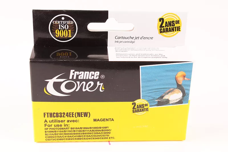 Cartouche d'encre FranceToner équivalent à HP 364XL (CB324EE) - MAGENTA (rouge) - Format XL