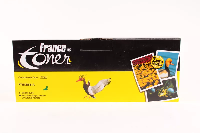 Toner FranceToner équivalent à HP 125A (CB541A) - CYAN (bleu) - Format Standard
