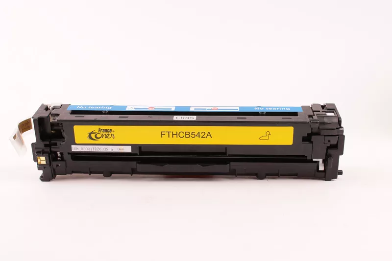 Toner FranceToner équivalent à HP 125A (CB542A) - JAUNE - Format Standard