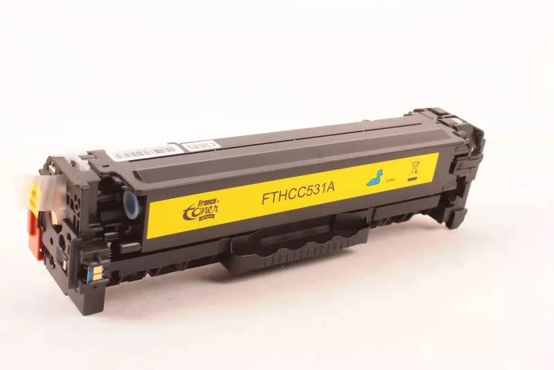 Toner FranceToner équivalent à HP 304A (CC531A) - CYAN (bleu) - Format Standard