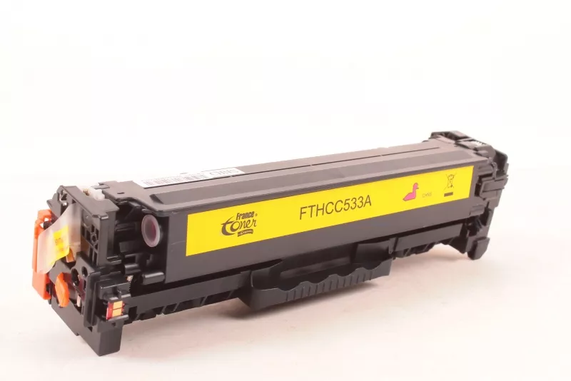 Toner FranceToner équivalent à HP 304A (CC533A) - MAGENTA (rouge) - Format Standard